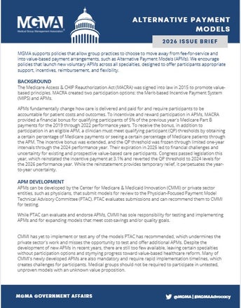 MGMA 2026 APMs Position Paper