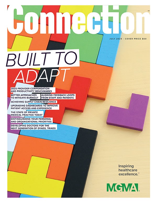 July 2025 MGMA Connection magazine