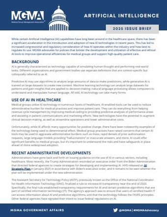 MGMA 2025 Artificial Intelligence